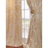 Magdelena Champagne Faux Silk Jacquard Curtain