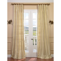 Maplewood Textured Dupioni Silk Curtain