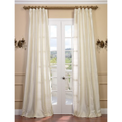 Pearl Textured Dupioni Silk Curtain