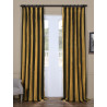 Regency Faux Silk Taffeta Stripe Curtain