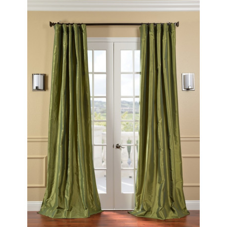 Fern Faux Silk Taffeta Curtain