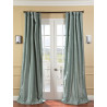 Robins Egg Faux Silk Taffeta Curtain