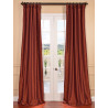 Paprika Blackout Faux Silk Taffeta Curtain