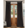 Urban Grey Vintage Textured Faux Dupioni Silk Curtain