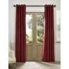 Signature Burgundy Grommet Blackout Velvet Curtain