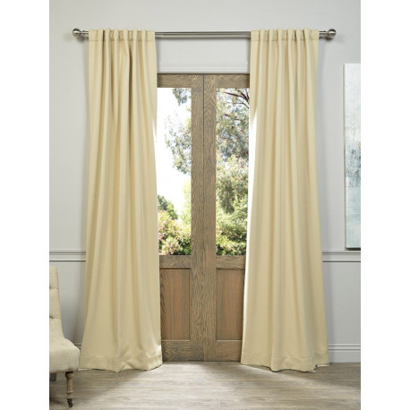 Biscotti Pole Pocket Blackout Curtain