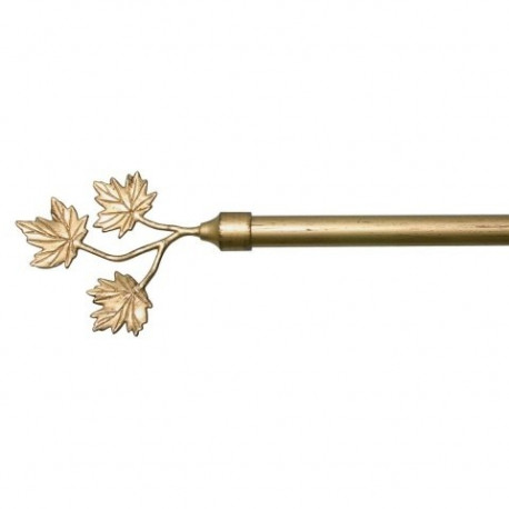 triple-leaf-antique-gold-adjustable-metal-rods
