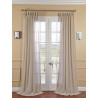 Tumbleweed Faux Linen Sheer Curtain