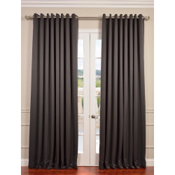 Anthracite Grey Grommet Doublewide Blackout Curtain