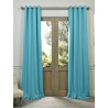 Turquoise Blue Grommet Blackout Curtain