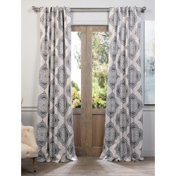 Henna Black Blackout Curtain