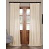 Cayman Stone Striped Linen Sheer Curtain