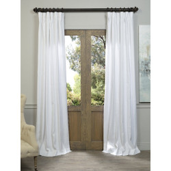 White French Linen Curtain