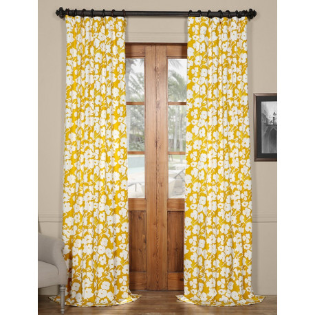 Van Gogh Marigold Printed Cotton Twill Curtain