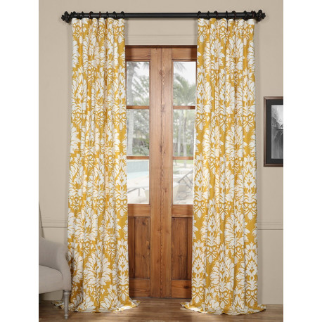 Lacuna Sun Printed Cotton Twill Curtain