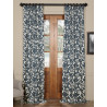 Fleur Blue Printed Cotton Twill Curtain