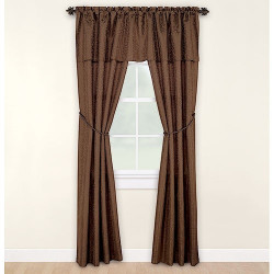 Mainstays Victoria Complete Window Set - Brown