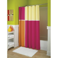 Punch Fabric Shower Curtain