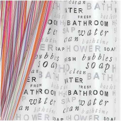 H2O Vinyl Shower Curtain