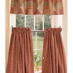 Barrington Plaid Tier Curtains