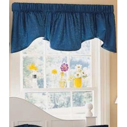 Weaver's Cloth Lined Scalloped Valance