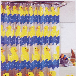 Duck Stops Here Shower Curtain