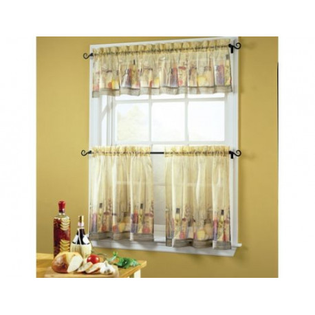 Tuscany Kitchen Tier Curtain Dry Com, Tuscan Kitchen Curtains Valances