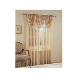 Bali Allover Macrame Tab Top Panel - Curtain-Drapery.com