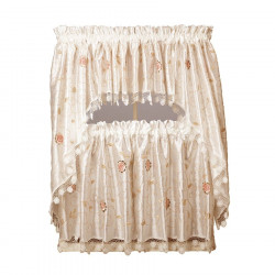 Casandra Ivory Kitchen Curtains 