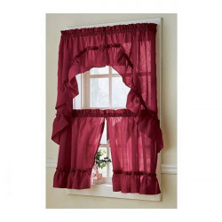 5th Avenue Ruffled Kitchen Curtain